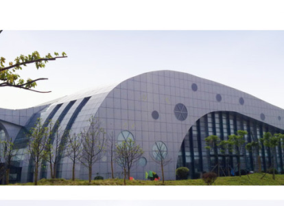 桦甸会议中心外景网架工程